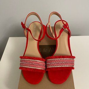 Lexi & Abbie Red Sandals with Box